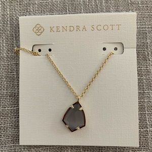 Kendra Scott Gold Slate Cats Eye Necklace
